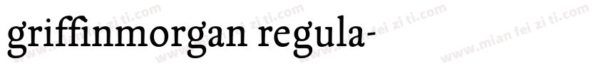 griffinmorgan regula字体转换